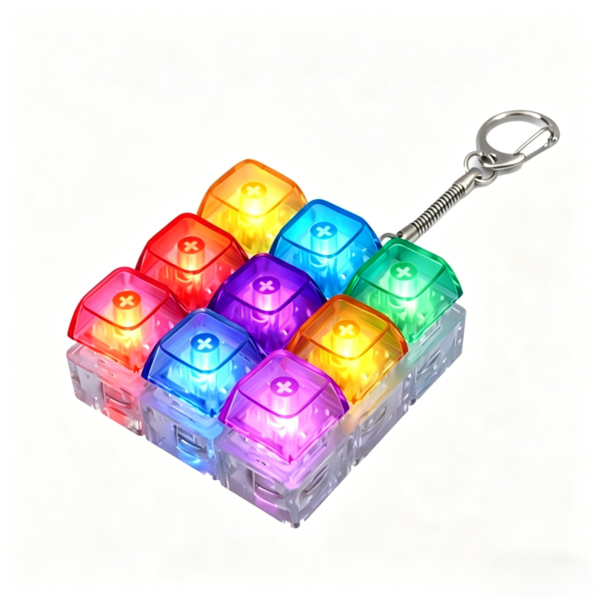 Gaming Console With Keyboard - Gaming Setup Accessory: LED Glowing Keyboard