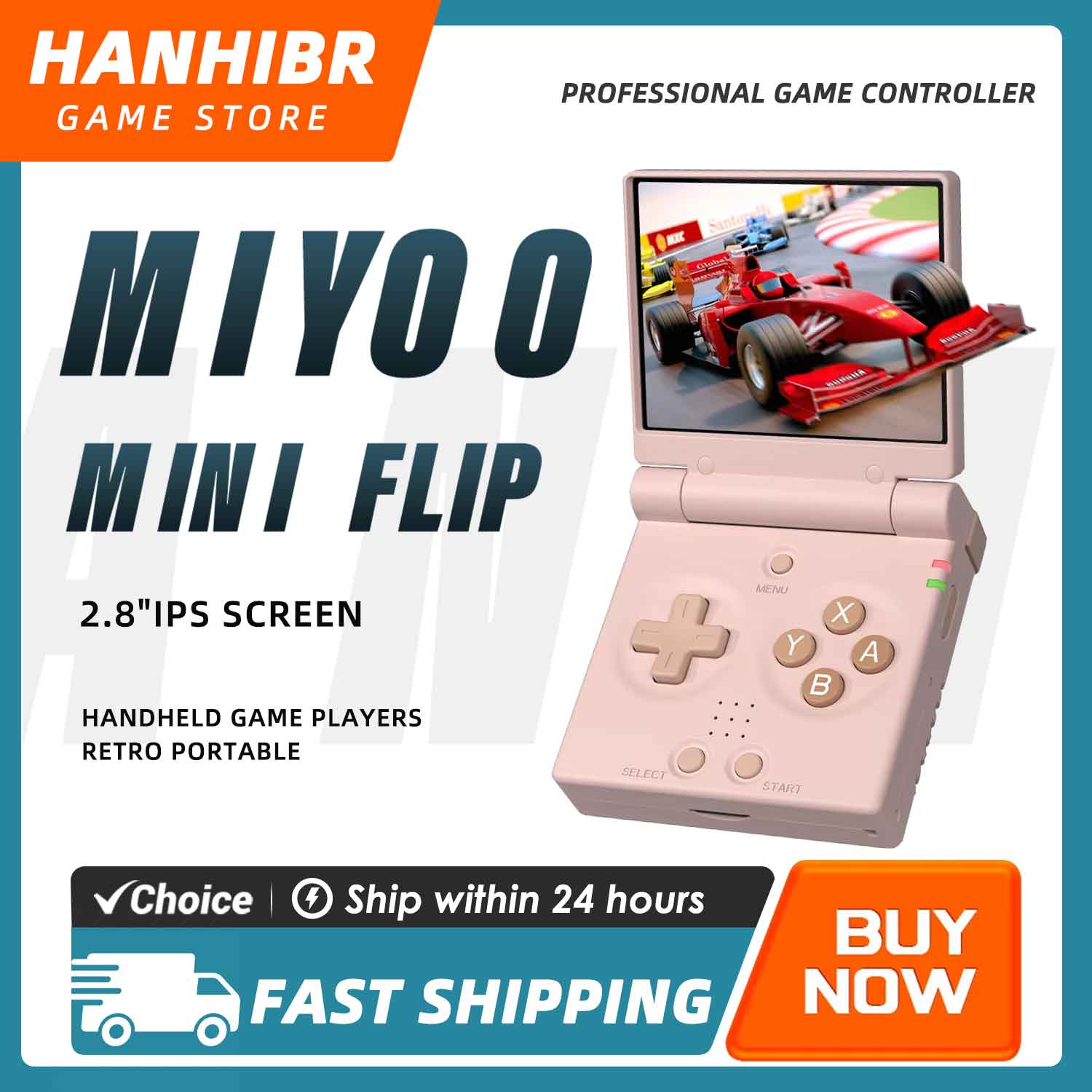 Gaming Console Zone - MIYOO Mini Flip Retro Handheld Game