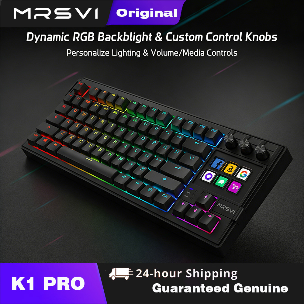 Gaming Console With Keyboard - MRSVI K1 Pro AI Stream Deck