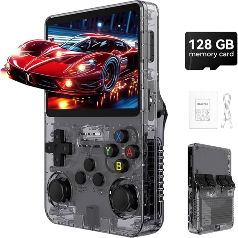 Gaming Console Zone - 128GB R36S Retro Handheld Game Console