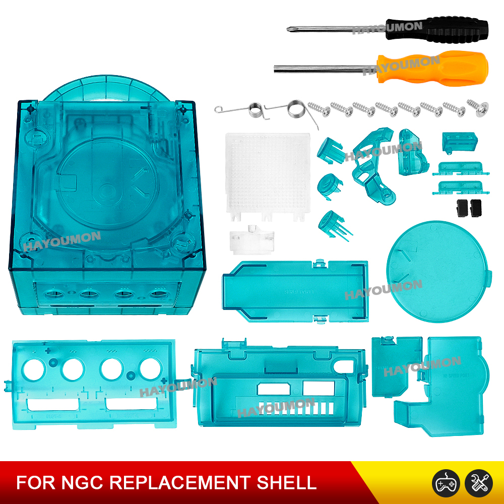 Gaming Console Box - Ice Blue For Gamecube NGC Replacement