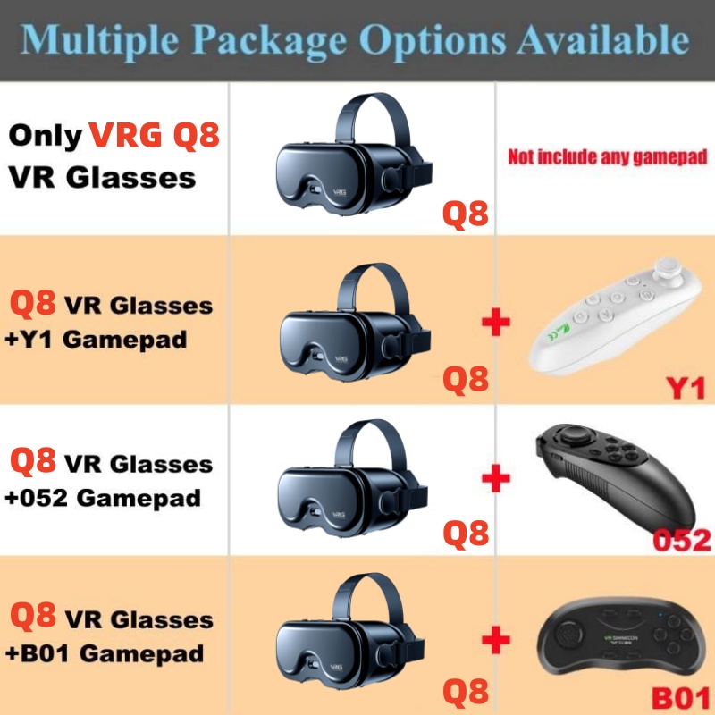 Original VRG Q8 VR Virtual Rea – Gaming Console Vr recenzja i cena