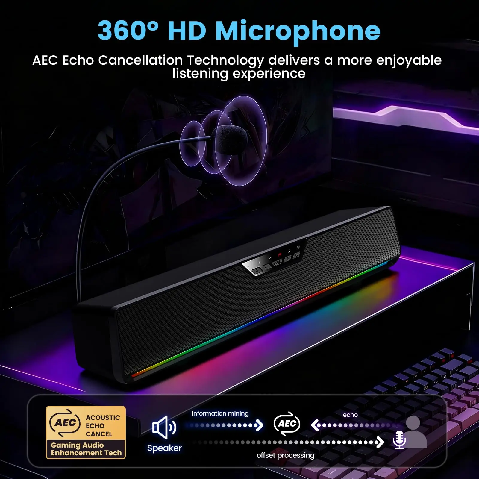GS6 Pro 7.1 Gaming Speaker Bar – Gaming Console Apple recenzja i cena