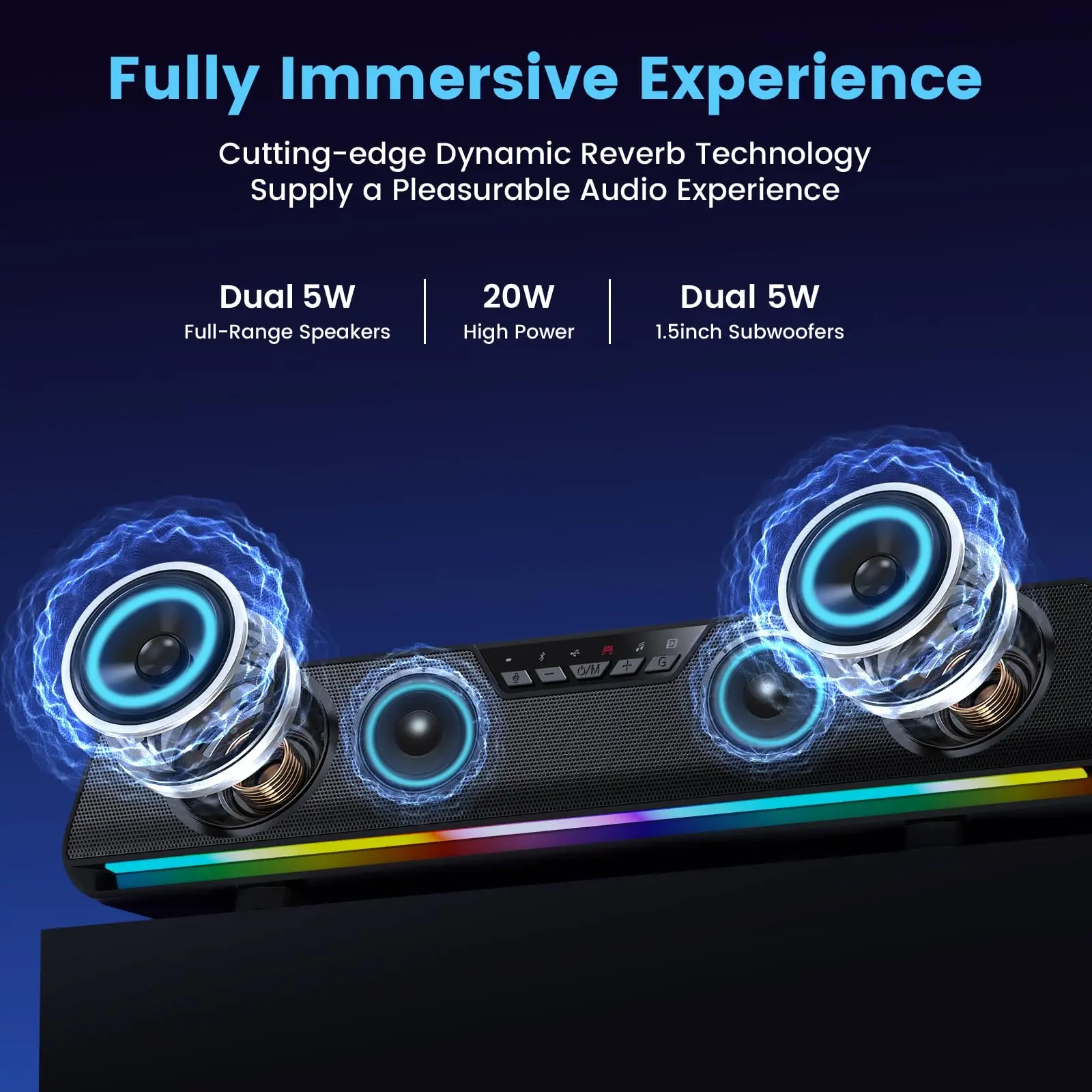 GS6 Pro 7.1 Gaming Speaker Bar – Gaming Console Apple recenzja i cena