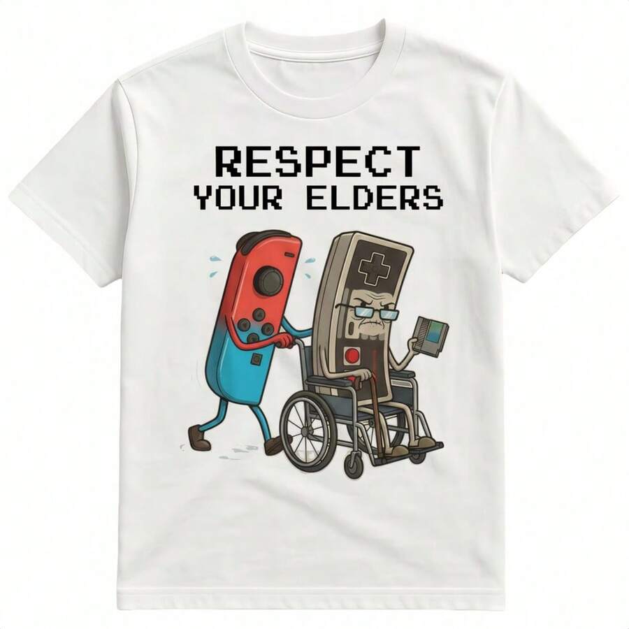 Funny Retro Gamer Graphic T-Sh – Gaming Console Old School recenzja i cena