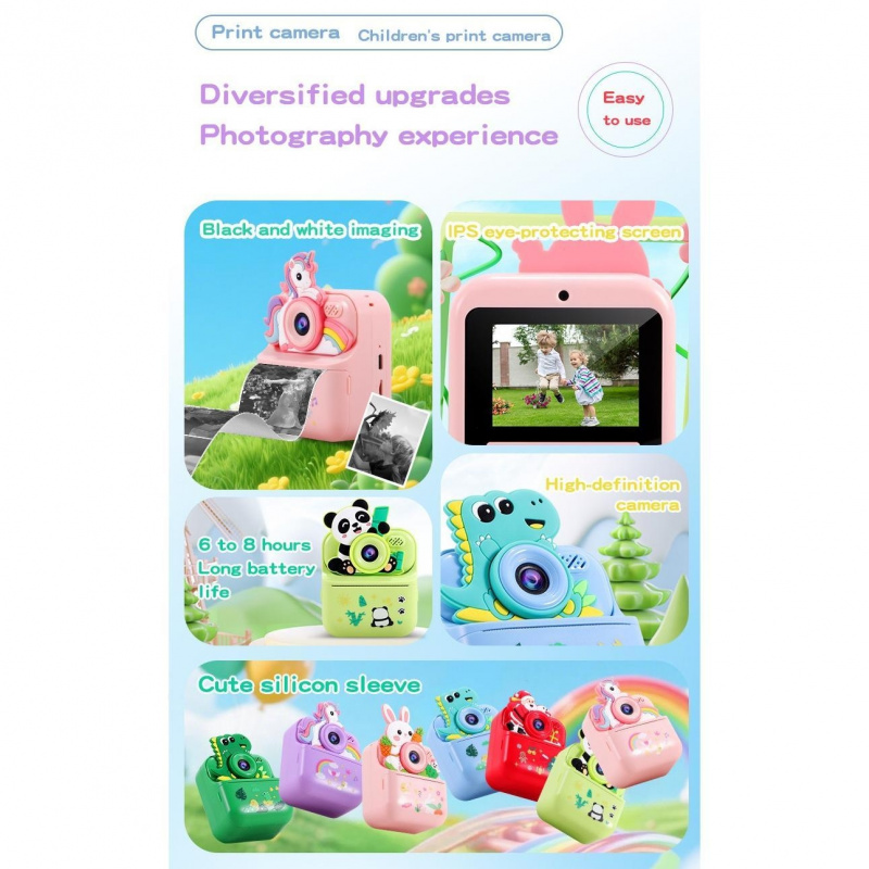 1pc children's instant camera  – Gaming Console And recenzja i cena