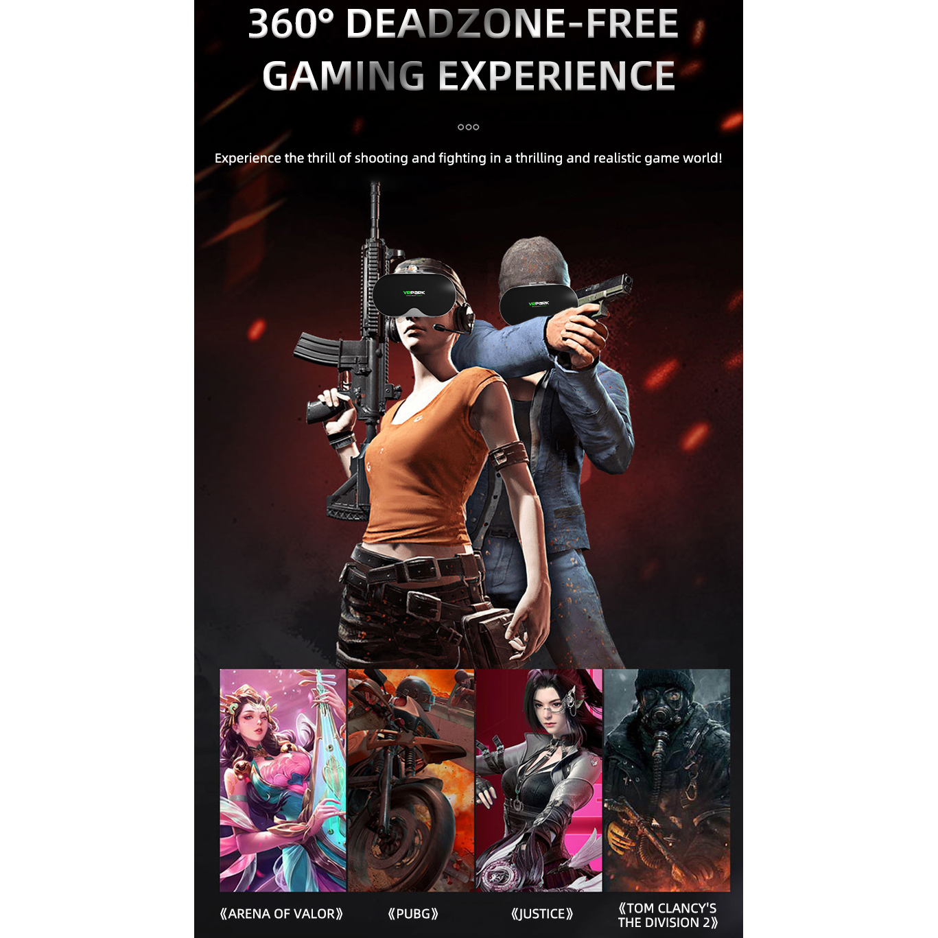Virtual Reality 3D VR Glasses  – Gaming Console Vr recenzja i cena