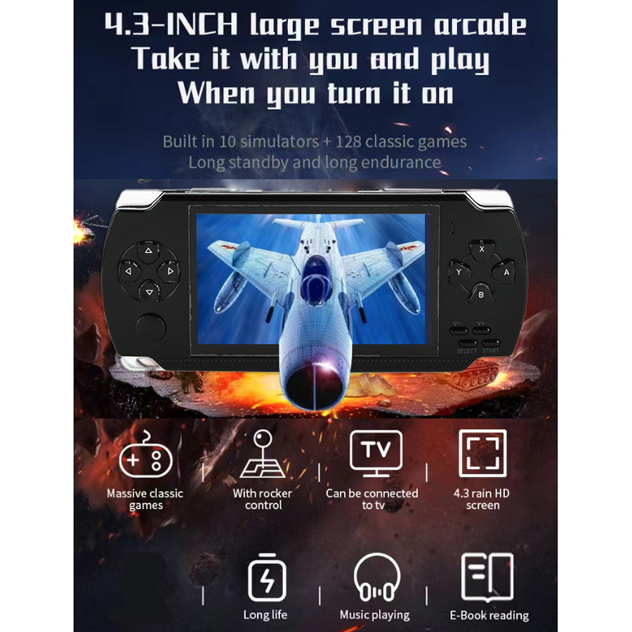 Handheld Portable Retro Video  – Gaming Console Old School recenzja i cena