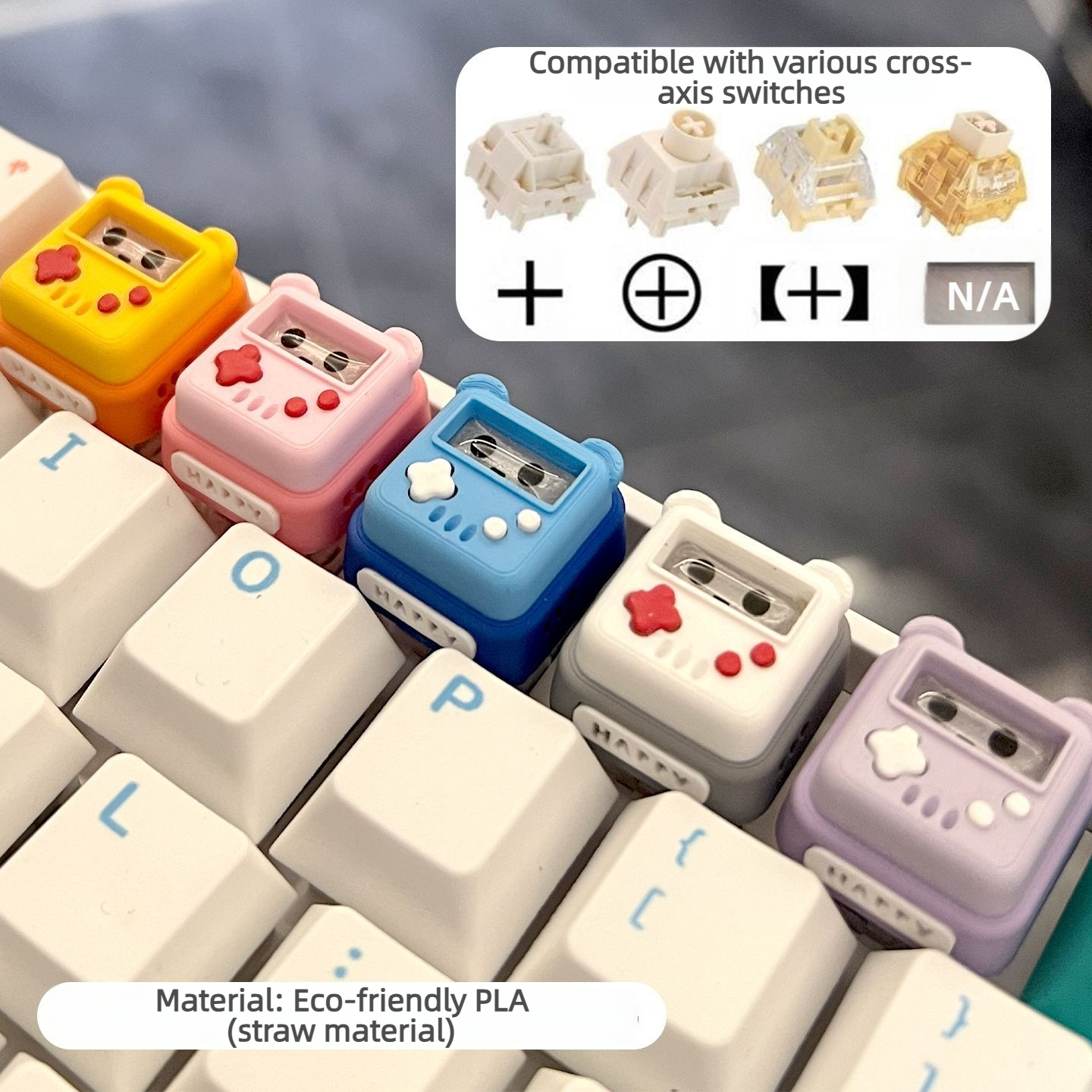 1-5PCS NEW Keycaps Arcade Orig – Gaming Console With Keyboard recenzja i cena
