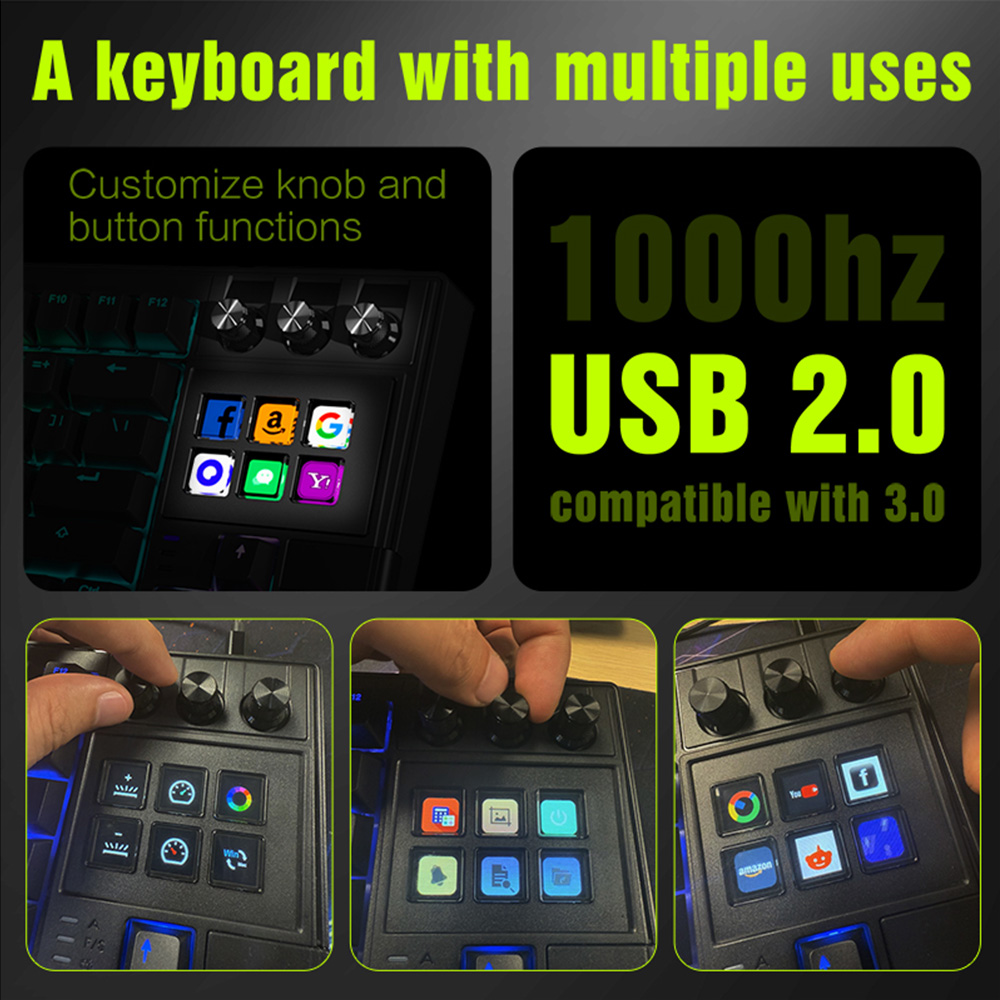 MRSVI K1 Pro AI Stream Deck Ga – Gaming Console With Keyboard recenzja i cena