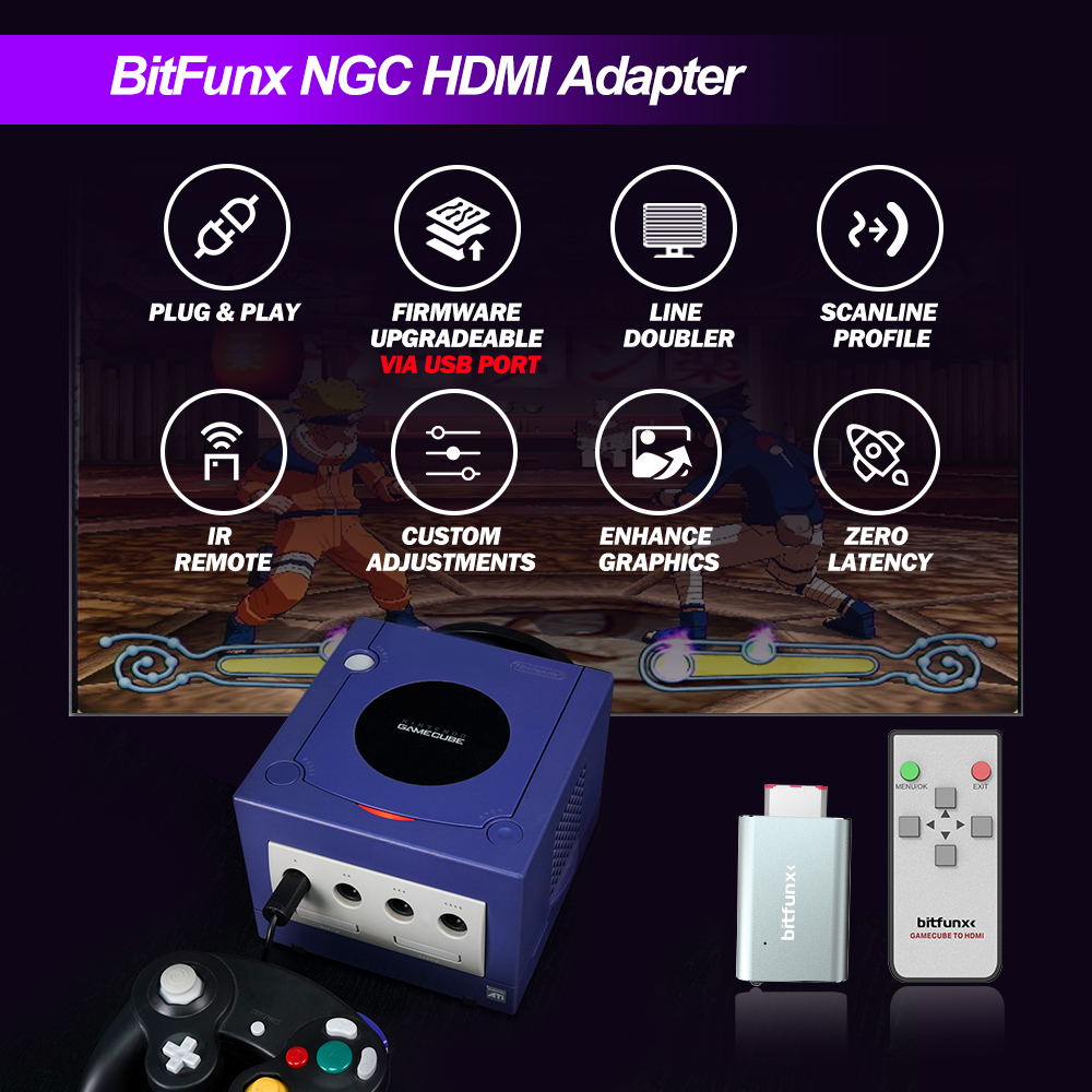 Bitfunx GC Video HDMI™ Adapter – Gaming Console All In One recenzja i cena