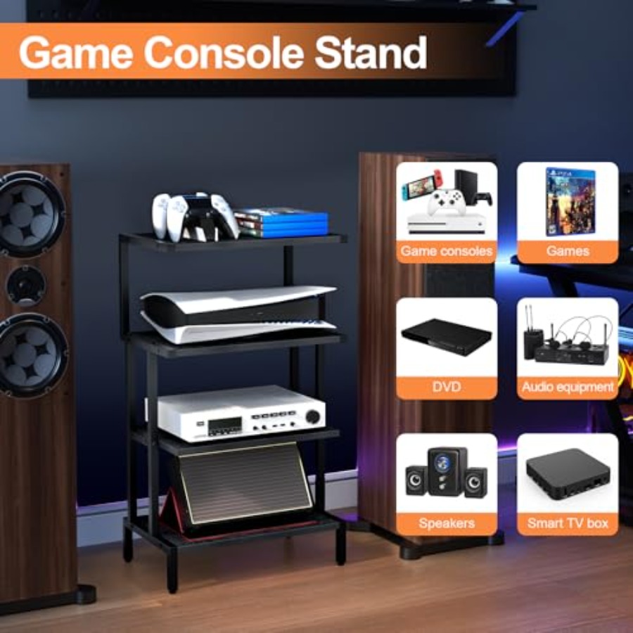 Media Stand Gaming Shelf 4 Tie – Gaming Console And recenzja i cena