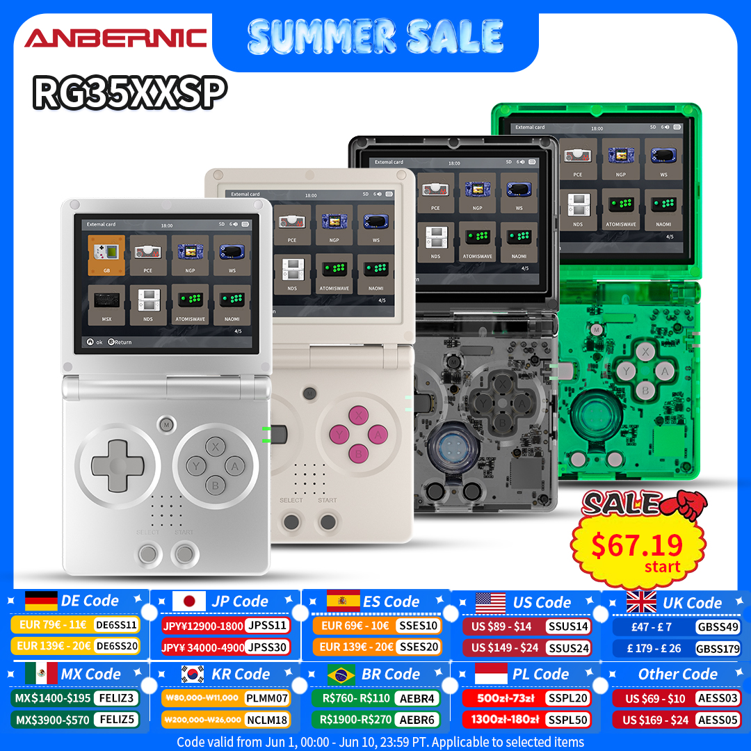 Anbernic RG35XXSP Retro Flip H – Gaming Console All In One recenzja i cena