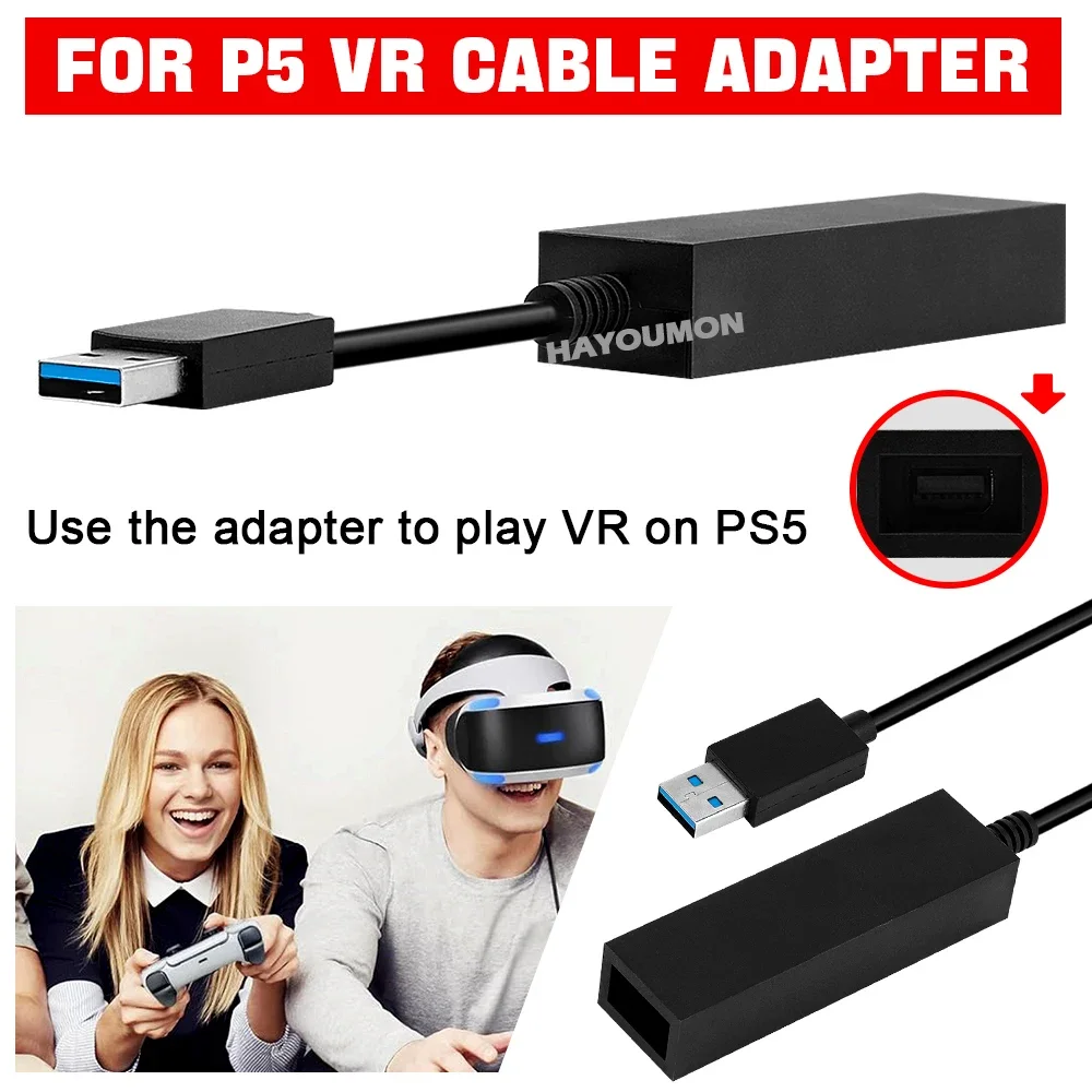 For PS5 VR Cable Adapter For P – Gaming Console Vr recenzja i cena