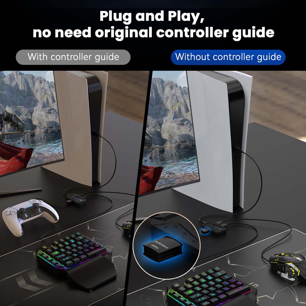 for PS5 Gaming Keyboard Mouse  – Gaming Console With Keyboard recenzja i cena
