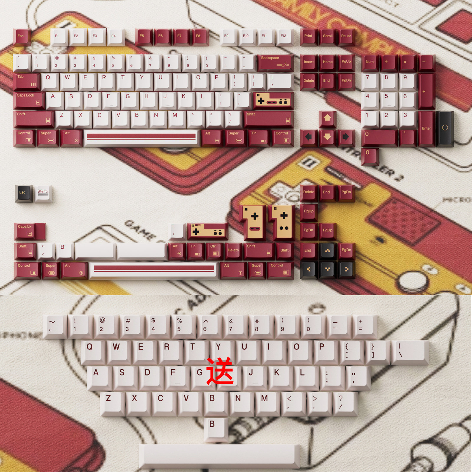 80Retros FC1983 Retro Red And  – Gaming Console With Keyboard recenzja i cena