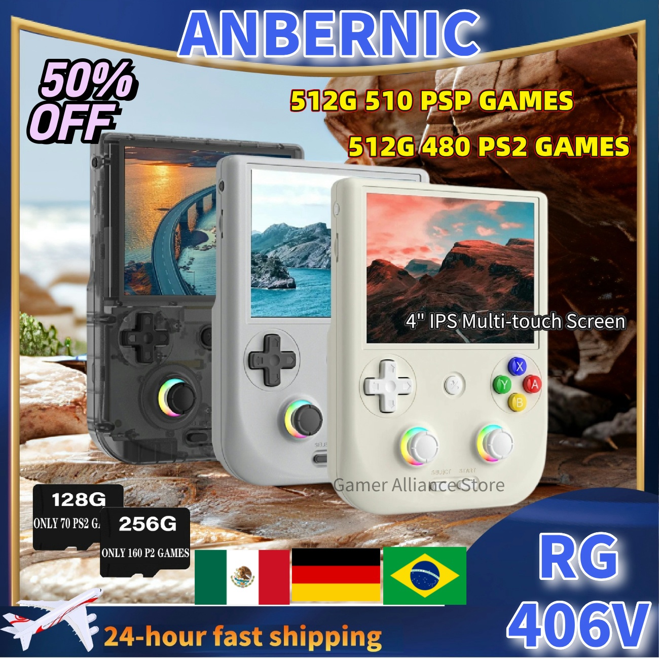 ANBERNIC RG406V RG 406V Retro  – Gaming Console All In One recenzja i cena