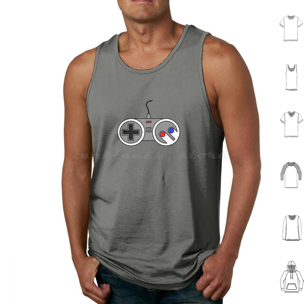 Joypad Tank Tops Vest Sleevele – Gaming Console Old School recenzja i cena
