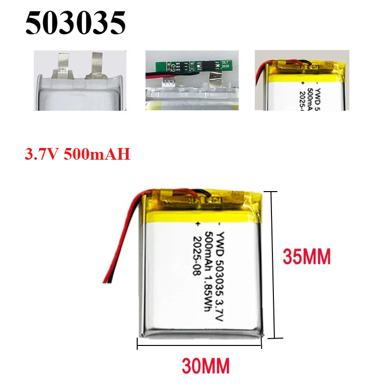 3.7V 500mAh 503035 Rechargeabl – Gaming Console Vr recenzja i cena