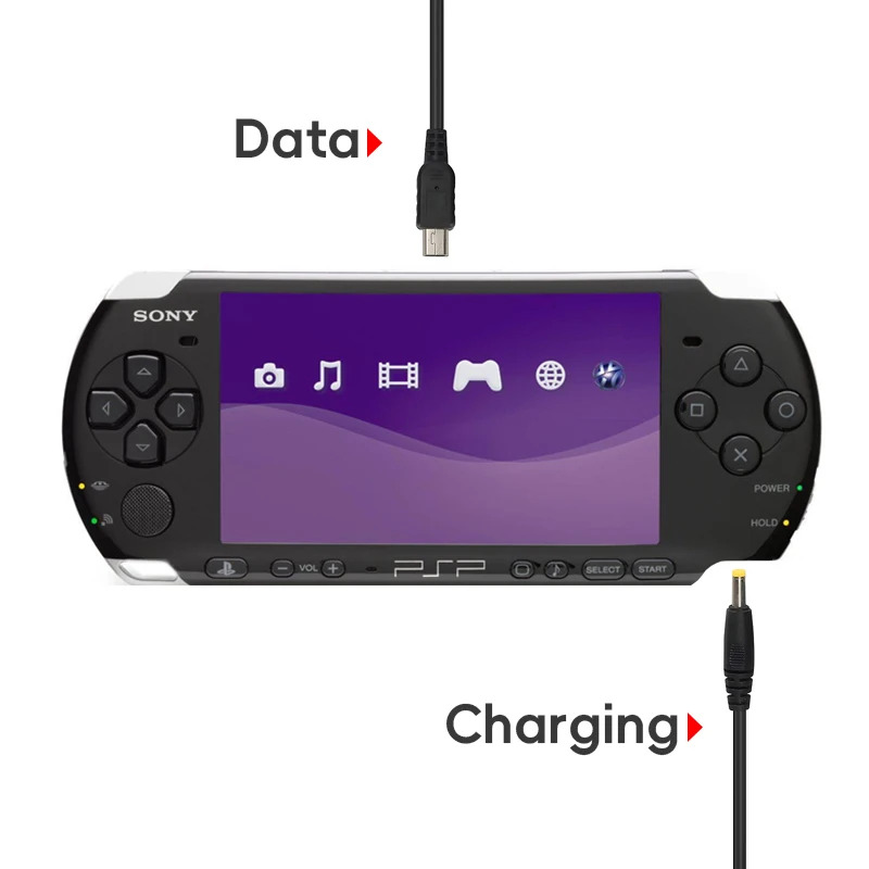 2 in 1 USB Charger For PSP 100 – Gaming Console Psp recenzja i cena