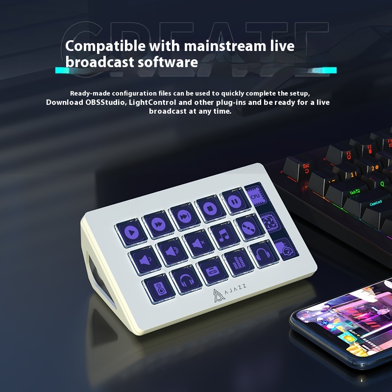 Ajazz AKP153/AKP03 Customized  – Gaming Console With Keyboard recenzja i cena