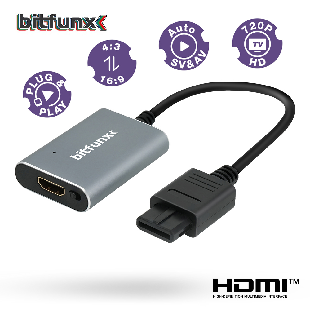 Bitfunx 720P HDMI™ Adapter S-v – Gaming Console All In One recenzja i cena