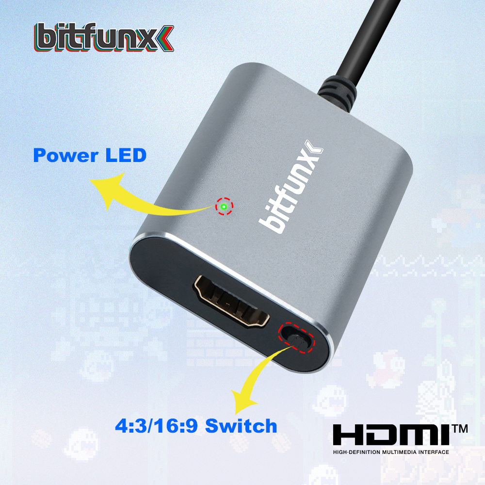Bitfunx 720P HDMI™ Adapter S-v – Gaming Console All In One recenzja i cena