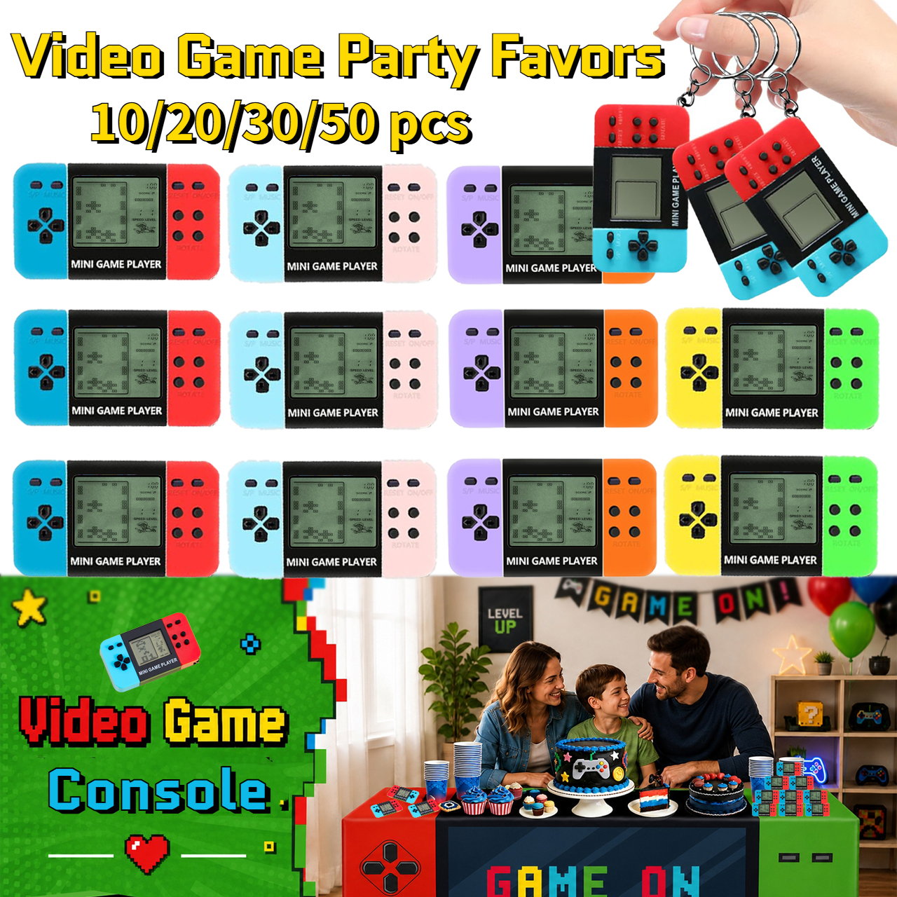 10-120pcs Kids Mini Handheld G – Handheld Gaming Console recenzja i cena
